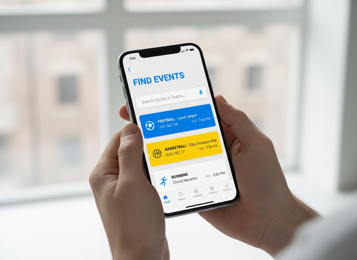 Crea o encuentra un partido en minutos